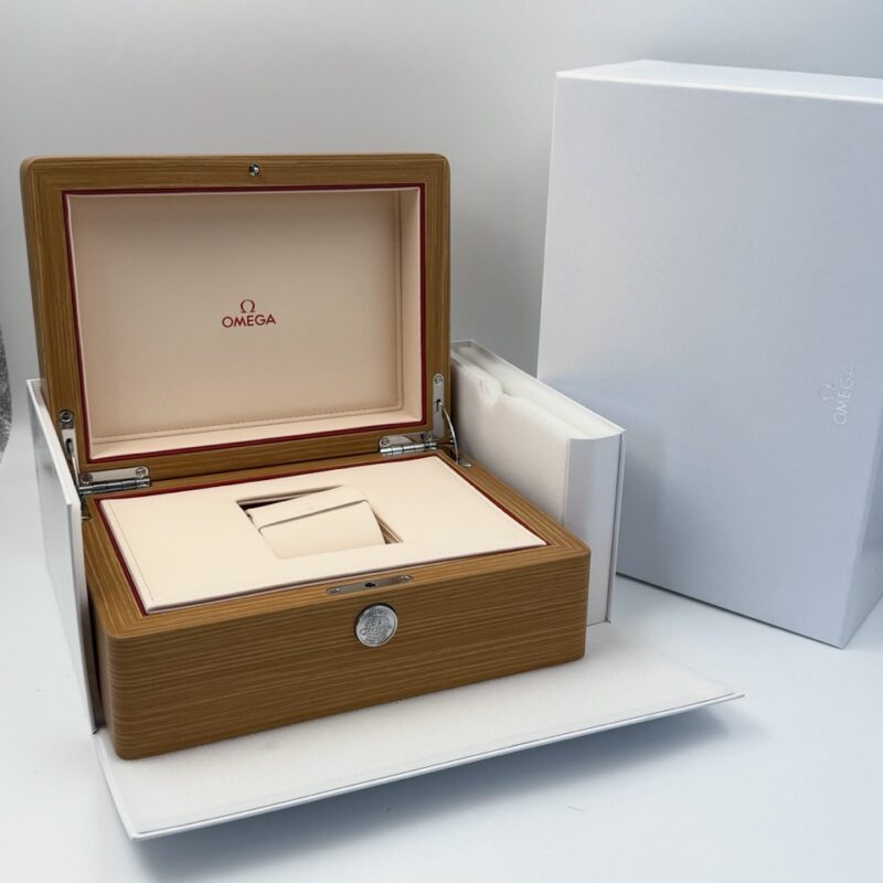 Omega Wooden Box with Travel Case