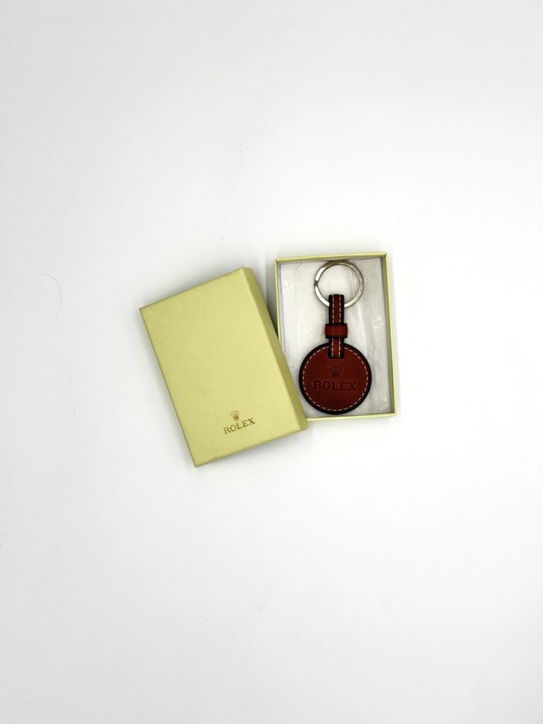 Rolex Leather Keychain